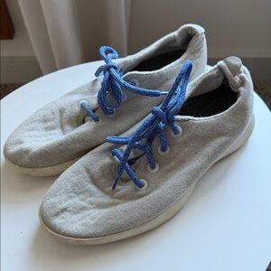 Allbirds Gray and Blue Casual Sneakers